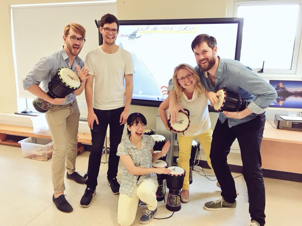 Atea Quintet at a Live Music Now education project